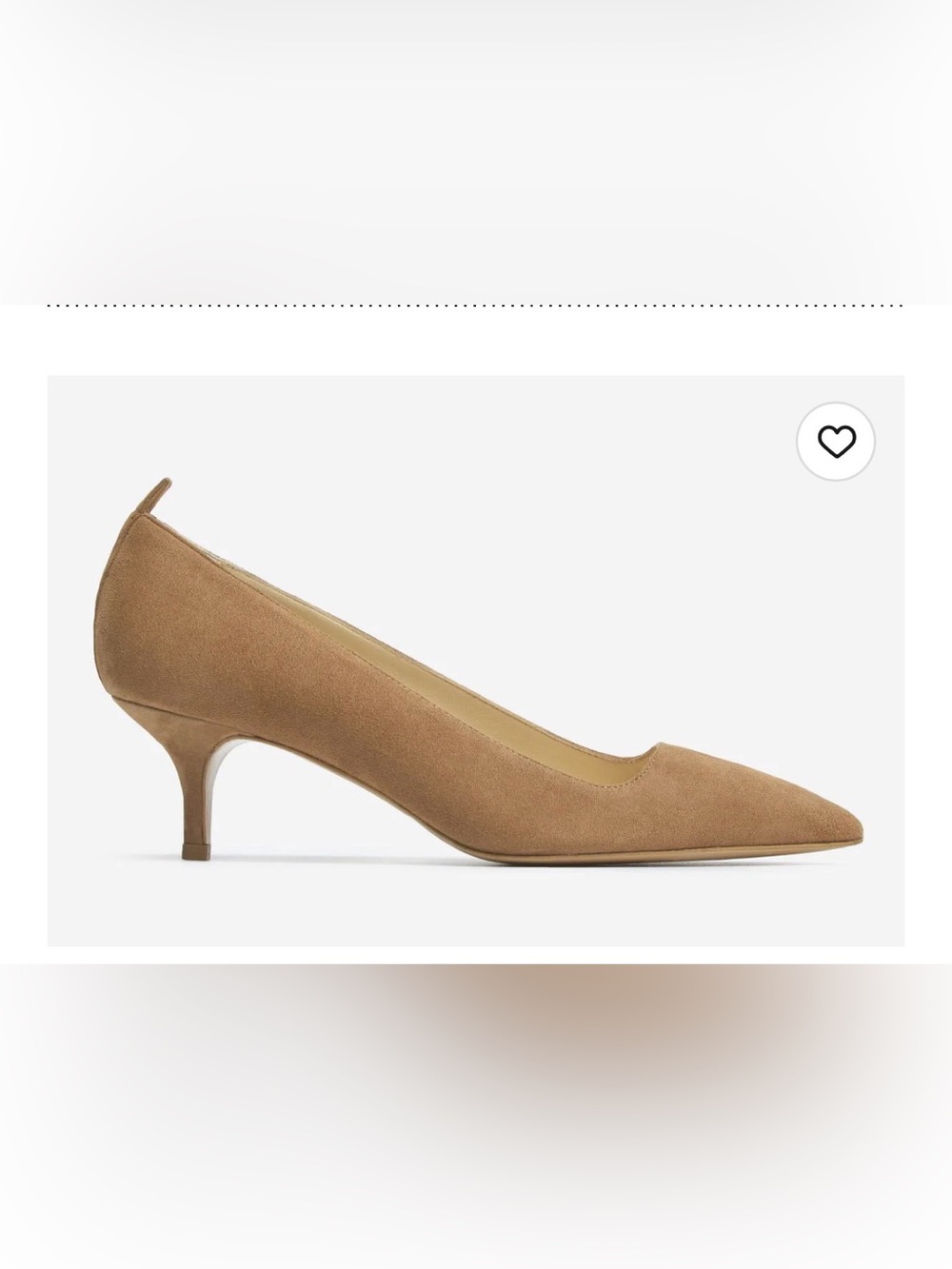 Everlane the Editor Heel in Taupe